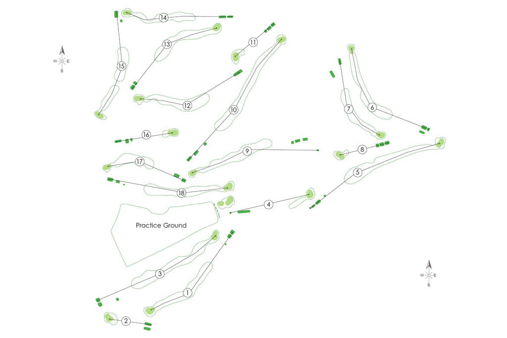 Rochester course map
